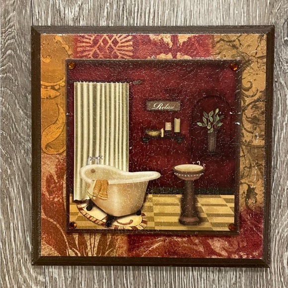 EUC Small Pics / Wall Plaques, Perfect for your Bathroom, Powder Room or Boudoir - Picture 1 of 4